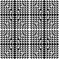 Abstract black and white repeated design pattern vector illustrations Royalty Free Stock Photo