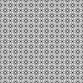 Abstract black and white repeated design pattern vector illustrations Royalty Free Stock Photo