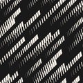 Vector extreme sport seamless pattern. Diagonal lines, tracks, halftone stripes. Royalty Free Stock Photo