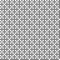 Abstract geometric seamless pattern. Dotted black and white halftone background. For wallpapers, textile design