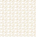 Abstract geometric seamless pattern with lines and polyginal elements on the white background. Royalty Free Stock Photo