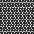Abstract geometric seamless pattern. Modern repeated design texture. Simple minimal background with rounded shapes