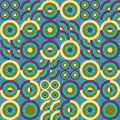 Geometric abstract pattern. Regular polka dot pattern.