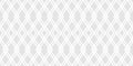 Abstract geometric seamless pattern. Simple light gray subtle vector background with rhombus lattice Royalty Free Stock Photo