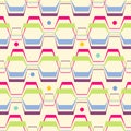 Abstract geometric seamless pattern. Simple wavy zigzag stripes