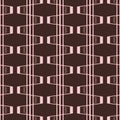 Abstract geometric seamless pattern. Simple wavy zigzag stripes