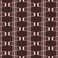 Abstract geometric seamless pattern. Simple wavy zigzag stripes