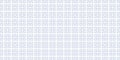 Abstract geometric seamless pattern with squares, lines, arrows, grid. Simple minimal blue and white vector texture. Subtle Royalty Free Stock Photo