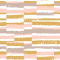 Abstract geometric seamless pattern with stripes.