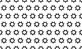 Abstract geometric seamless pattern. Stylish monochrome design with repeating hexagonal motifs. Perfect for backgrounds, textiles Royalty Free Stock Photo