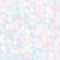 Abstract geometric seamless pattern. Triangle graphic design background. Colorful mosaic vector, creative style pastel Royalty Free Stock Photo