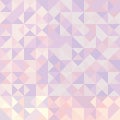 Abstract pastel geometric seamless pattern. Triangle graphic design background. Colorful mosaic vector, creative style Royalty Free Stock Photo