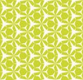 Abstract geometric seamless pattern with triangles, hexagons. Green and white Royalty Free Stock Photo