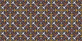 Abstract geometric seamless pattern, vector elegant color rhythmic repeating texture with dynamic ornament in warm colors Royalty Free Stock Photo
