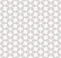 Subtle vector abstract geometric seamless pattern with elegant floral lattice