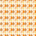 Bright puzzle seamless pattern with abstract square shape blocks in autumn warm colors Game, Jigsaw, Puzzle, mosaic, parquet