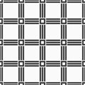 Abstract geometric seamless vector lattice pattern. Repeating squares and lines
