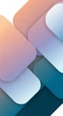 Abstract Geometric Layered Shapes Background with Gradient Colors Royalty Free Stock Photo