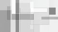 Abstract Geometric Shapes Background, Modern Design, Overlapping Rectangles Squares in Gray Tones Royalty Free Stock Photo