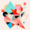 Abstract Geometric Shapes: Boldly Fragmented Wall Art And Prints