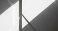 Abstract geometric shadows and light on a white surface Keywords: abstract, background, light Royalty Free Stock Photo