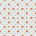 Abstract geometric shapes diagonal lines seamless pattern. Mosaic tile ornament texure with stylish asian motif