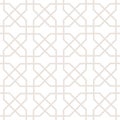 Abstract geometric shapes diagonal lines seamless pattern. Mosaic tile ornament texure with stylish asian motif