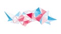 Abstract Geometric Shards Icon: Modern Art Dynamic Design Element, vector design Generative AI Royalty Free Stock Photo