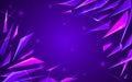 Abstract geometric shiny sparkling triangles futuristic purple pink blue bright banner