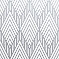 Abstract geometric silver pattern background of square or triangle mesh ornament seamless tiles for modern design template. Vector