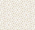 Abstract geometric simple trendy grid deco pattern