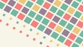 Abstract Geometric Square Pattern Vector Background, Modern and Playful Design, vector design Generative AI Royalty Free Stock Photo