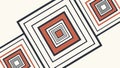 Abstract geometric square pattern, vector design Generative AI Royalty Free Stock Photo