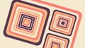 Abstract Geometric Squares, Modern Tile Pattern Vector, vector design Generative AI Royalty Free Stock Photo