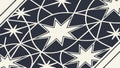 Abstract Geometric Star Pattern Vector, vector design Generative AI Royalty Free Stock Photo