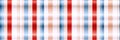abstract geometric striped seamless pattern with red and blue stripes on white background Royalty Free Stock Photo
