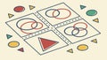 Abstract Geometric Structure with Interconnected Points, vector design Generative AI Royalty Free Stock Photo