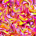 Abstract geometric swirl marble slab in bright autumn shades Vibrant bold fiery colors Fire, flame, heat, burning bonfire tones