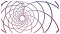 Abstract Geometric Swirling Lines Pattern, vector design Generative AI Royalty Free Stock Photo