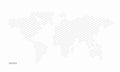 Abstract geometric technological world map background. Vector creative design.
