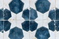 Geometric Blue White Tile Pattern Good Resolution Stock Photo Royalty Free Stock Photo