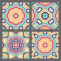 Abstract geometric tile