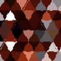 Abstract geometric triangle continuous pattern. Use for textiles, website banner background, book cover. Royalty Free Stock Photo