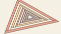 Abstract Geometric Triangle Layers Linear Pattern Vector, vector design Generative AI Royalty Free Stock Photo