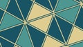 Abstract geometric triangle pattern design, colorful modern background vector design Generative AI Royalty Free Stock Photo