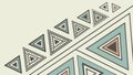 Abstract Geometric Triangle Pattern, vector design Generative AI Royalty Free Stock Photo