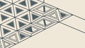 Abstract Geometric Triangle Pattern Vector, Modern Structural Design. vector design Generative AI Royalty Free Stock Photo