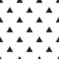 Abstract geometric triangle seamless pattern