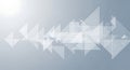 Abstract Geometric Triangles Background, Minimalist Design Royalty Free Stock Photo