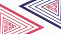 Abstract Geometric Triangles Pattern, vector design Generative AI Royalty Free Stock Photo